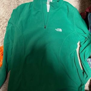 North face fleece sweatshirt